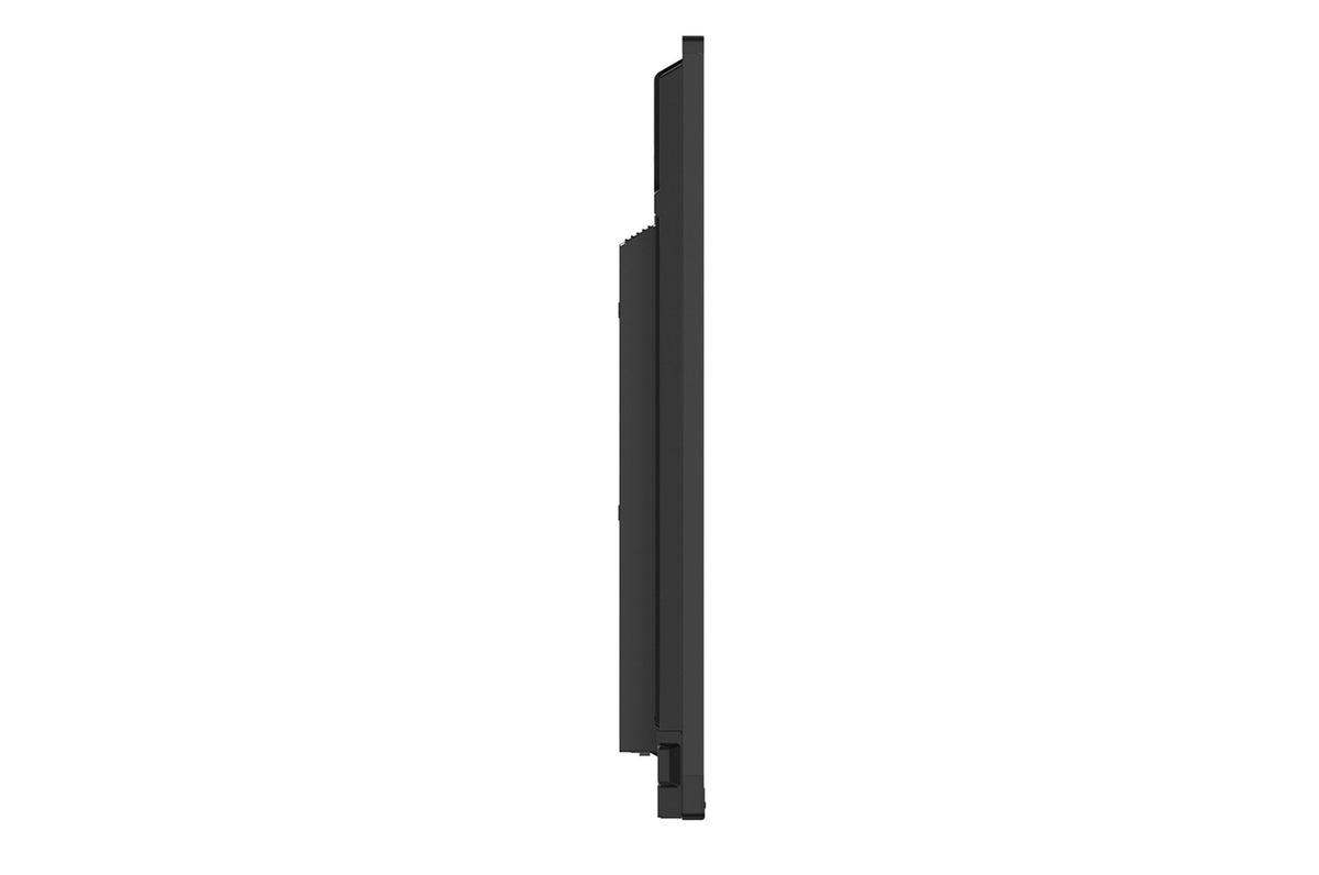 LG 55TR3DK-BM: CreateBoard 55 Inch UHD Interactive Whiteboard with 40-Point Touch - side profile view (2 of 2)