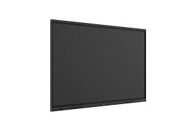 LG 55TR3DQ: CreateBoard Standard 55 Inch UHD Interactive Whiteboard with 50-Point Touch - side profile view