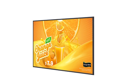 LG 55UH5Q-E: 55 Inch Slim Bezel UHD Signage Display with LG Shield Security - side profile view (1 of 2)
