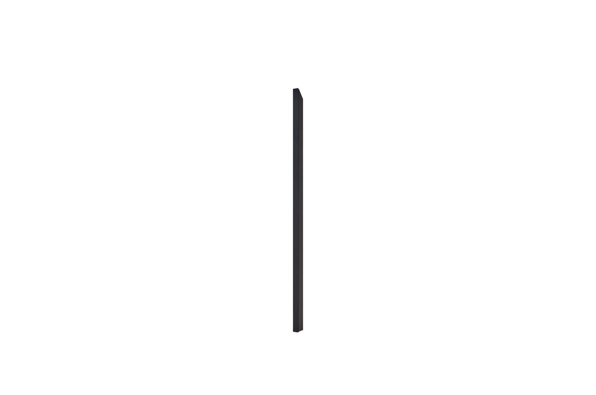 LG 55UH5Q-E: 55 Inch Slim Bezel UHD Signage Display with LG Shield Security - side profile view (2 of 2)