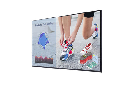 LG 55UL3J: 55 Inch UHD Signage Display with One:Quick Share - side profile view