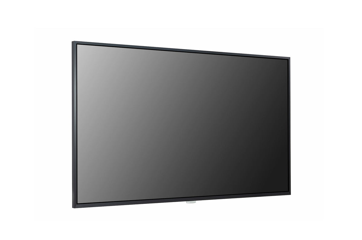 LG 55UM3DG-B: 55 Inch UHD Signage Display with Crestron and Cisco Certification - angled view (2 of 2)