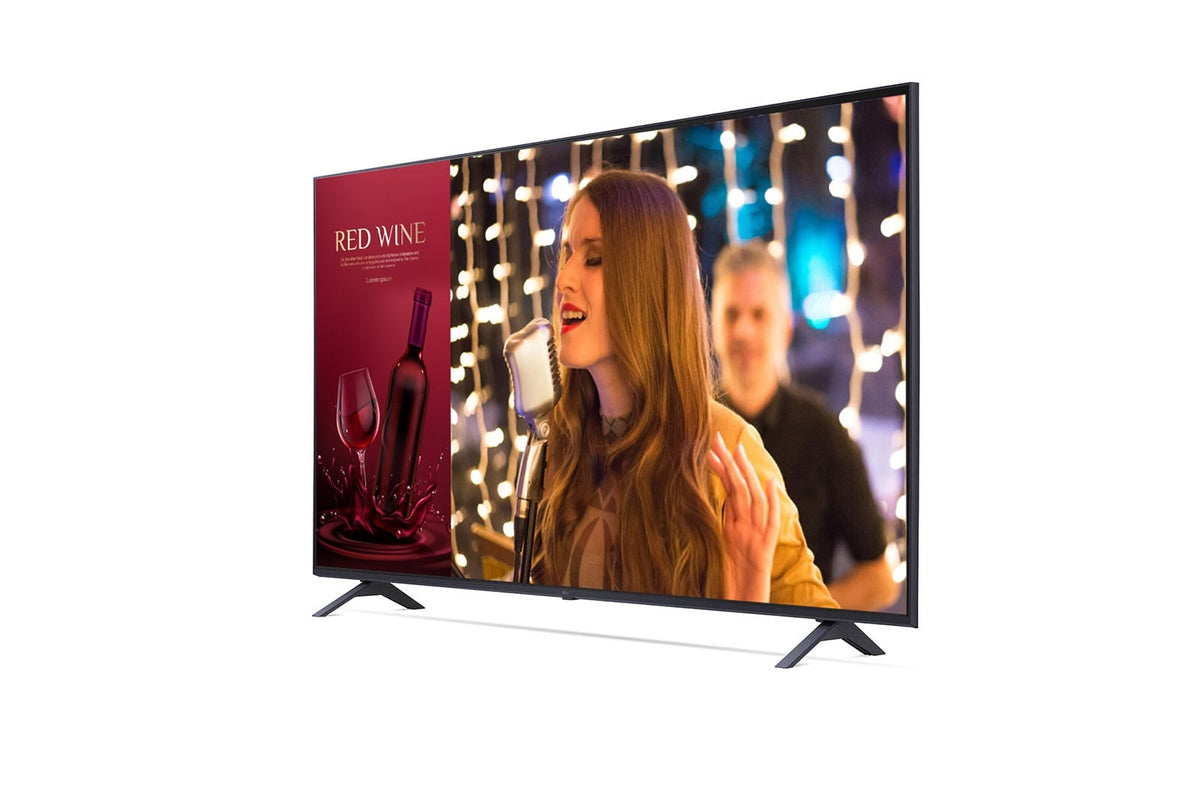 LG 55UR640S: 55 Inch UHD TV Signage Display - side profile view (1 of 2)