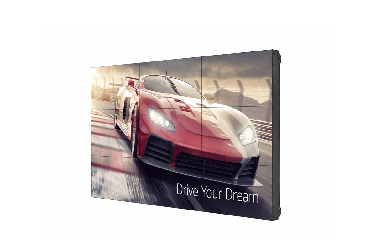 LG 55VM5J-H: 55 Inch Slim Bezel Video Wall Display - side profile view (1 of 2)