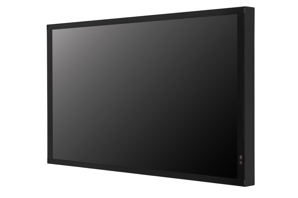 LG 55XE3P-B: 55 Inch Touch Outdoor Display with Anti-Discoloration Technology - angled view (1 of 2)