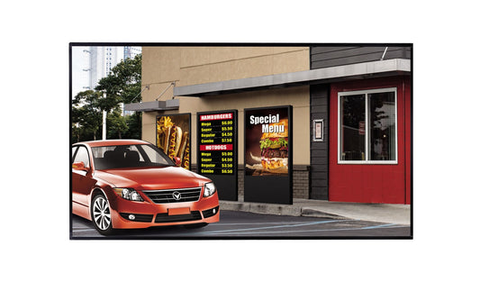 LG 55XF3C: 55 Inch Outdoor High Brightness Display - front view