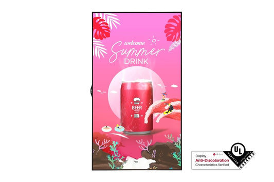 LG 55XS4P-B 55 Inch High Bright Window Facing Display - front view
