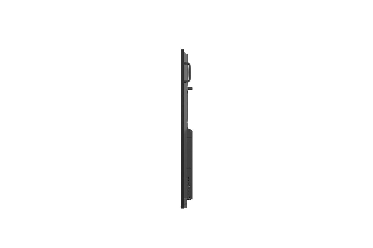 LG 75TR3DJ: CreateBoard 75 Inch UHD Interactive Whiteboard with 20-Point Touch - side profile view (2 of 2)