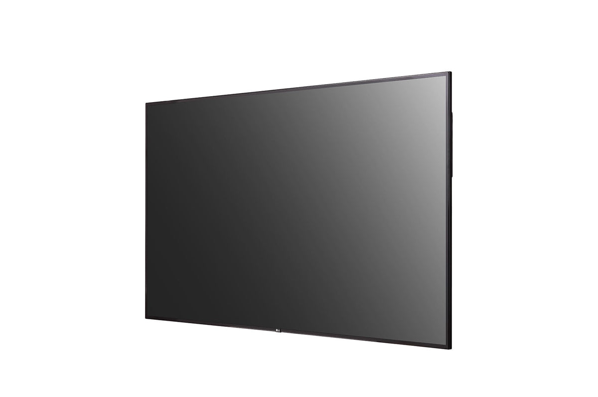 LG 75UH5J-H: 75 Inch High Haze UHD Standard Signage Display - side profile view (2 of 3)