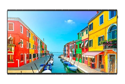 LG 75UK762H: 75 Inch 4K UHD Hospitality TV with Pro:Centric - front view with on-screen content (2 of 2)
