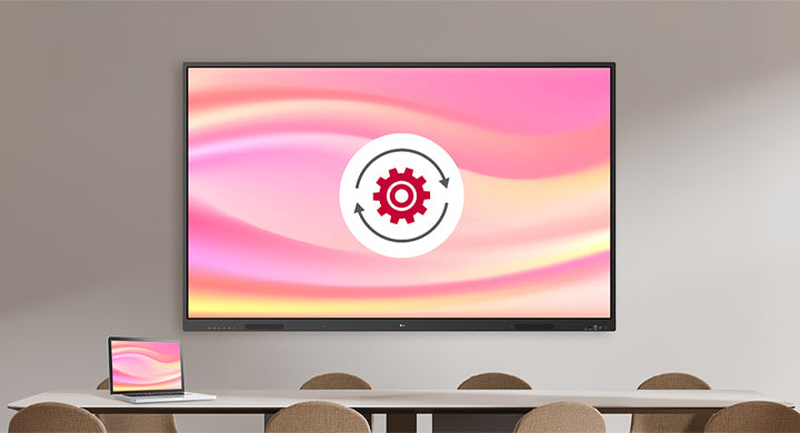 LG 86TR3BQ: CreateBoard Core 86 Inch Large UHD Interactive Whiteboard with No Preloaded OS - in-use view
