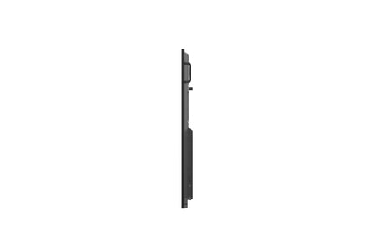 LG 86TR3DJ: CreateBoard 86 Inch UHD Interactive Whiteboard with 20-Point Touch - side profile view (2 of 2)