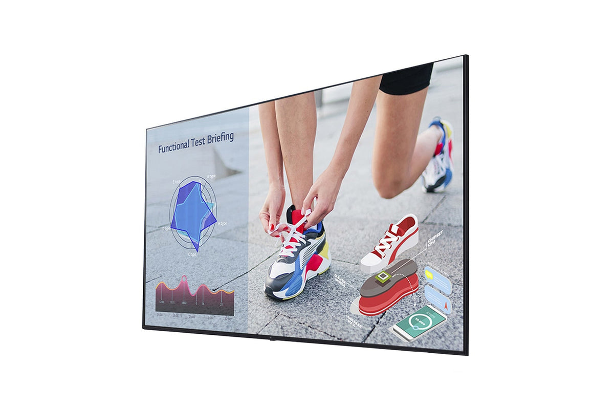 LG 86UL3J: 86 Inch Large UHD Signage Display with One:Quick Share - side profile view (1 of 2)