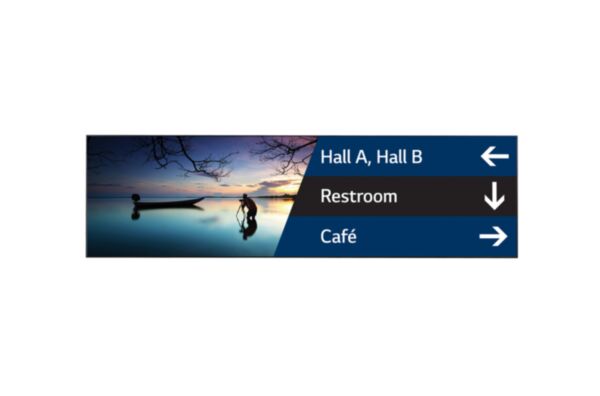 LG 88BH7D: 88 Inch Ultra Stretch Signage Display - side profile view (1 of 2)