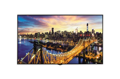 LG 98LS95D: 98 Inch 4K Premium Large Display - front view with on-screen content