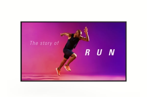 LG 98UM5J-H: 98 Inch 4K Large Format UHD Digital Signage Display - front view