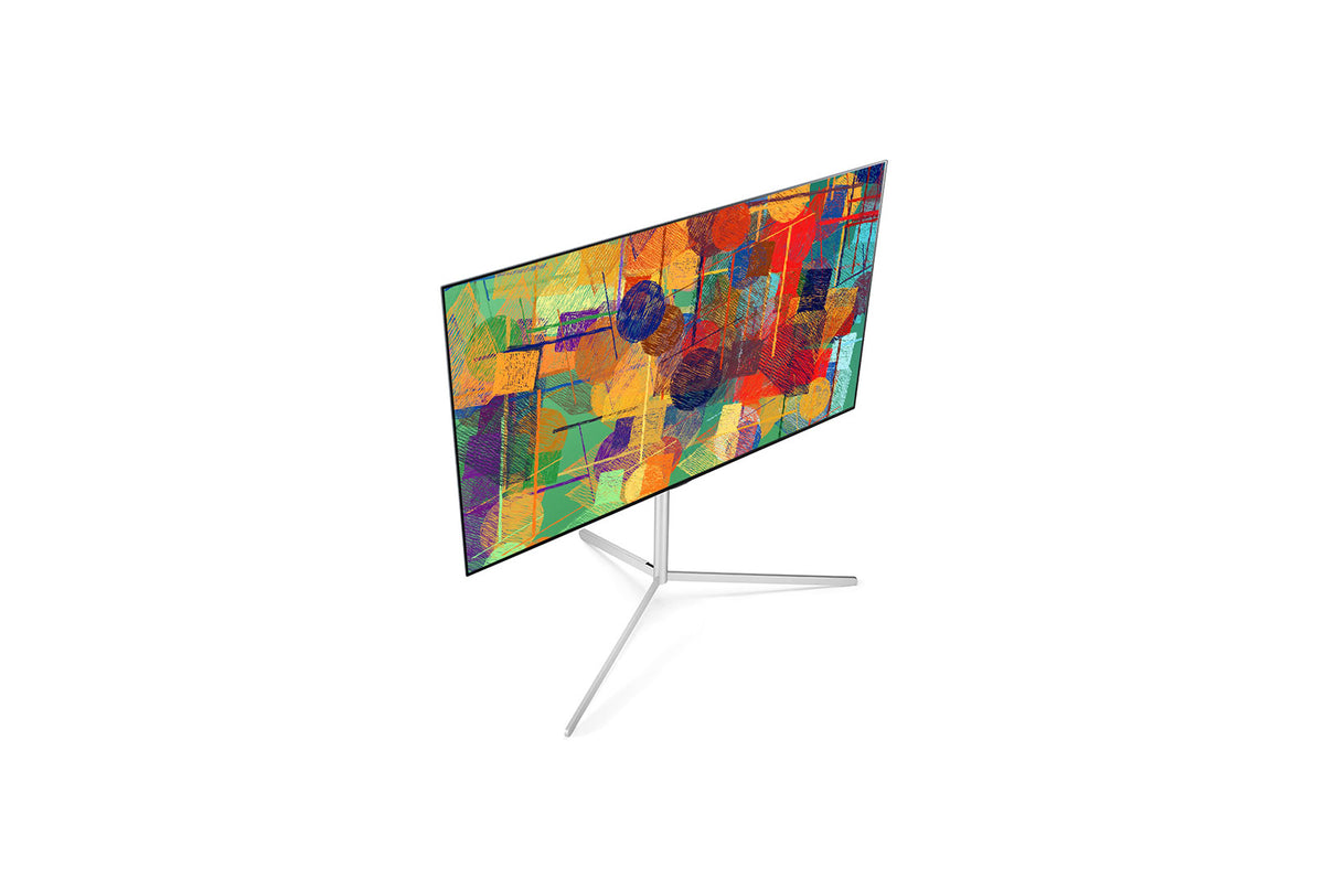 LG FS21GB: Gallery Stand for OLED, NanoCell and UHD TV - angled view