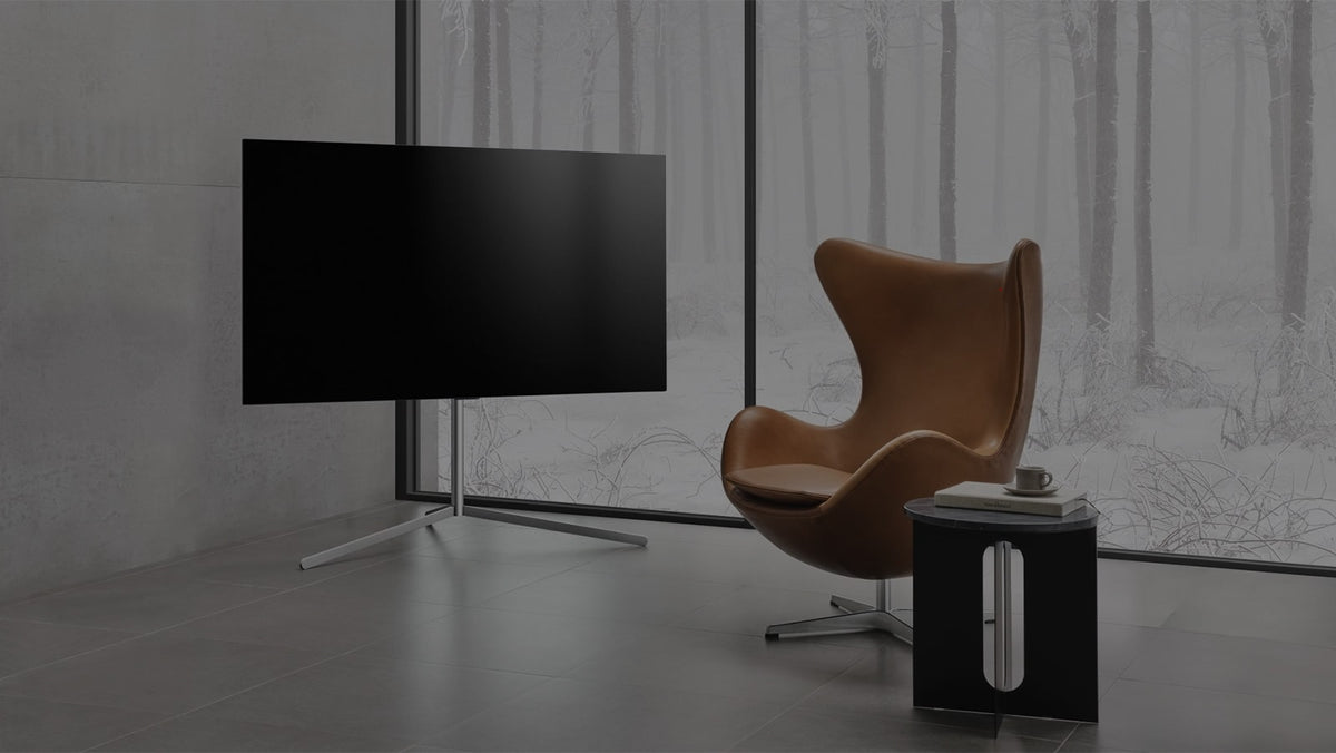 LG FS21GB: Gallery Stand for OLED, NanoCell and UHD TV - in-use view