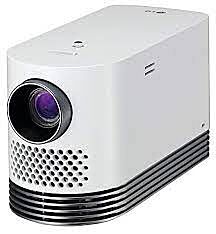 LG HF80LG: CineBeam HF80 Portable Full HD Laser Smart Projector - angled view (2 of 2)