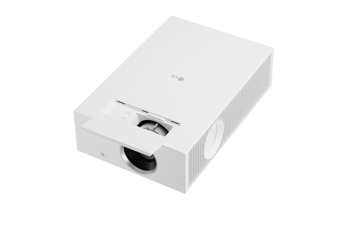 LG HU710PW: CineBeam 4K UHD Hybrid Home Cinema Projector - angled view (2 of 2)