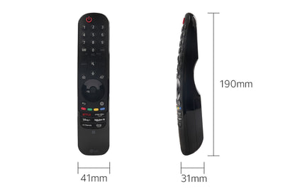 LG MR24GN: Magic Remote Control - dimensions diagram