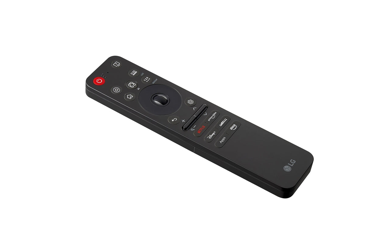 LG MR25GA: 2025 Magic Remote Control - angled view (2 of 3)