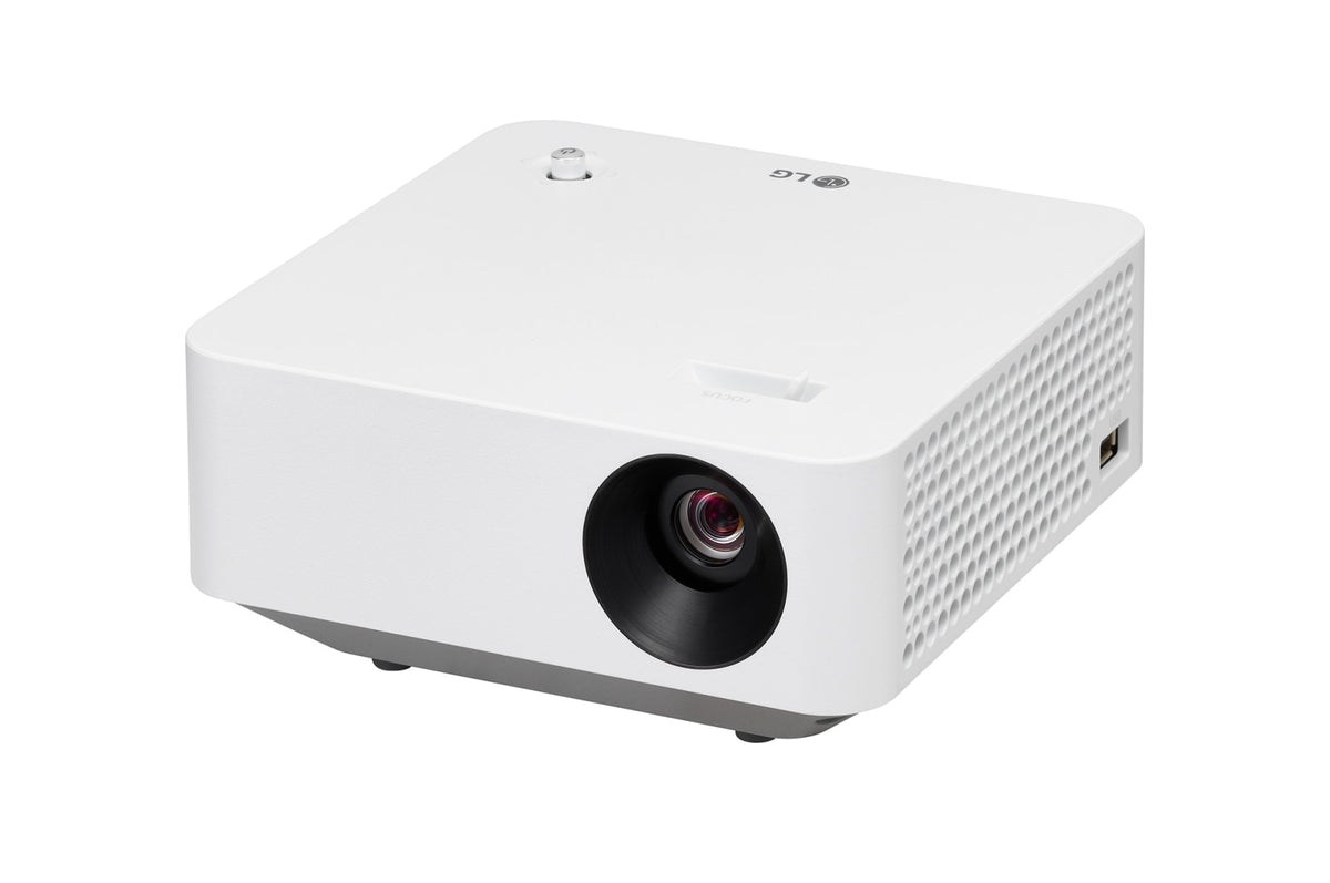 LG PF510Q: CineBeam Smart Portable Projector - angled view (2 of 2)