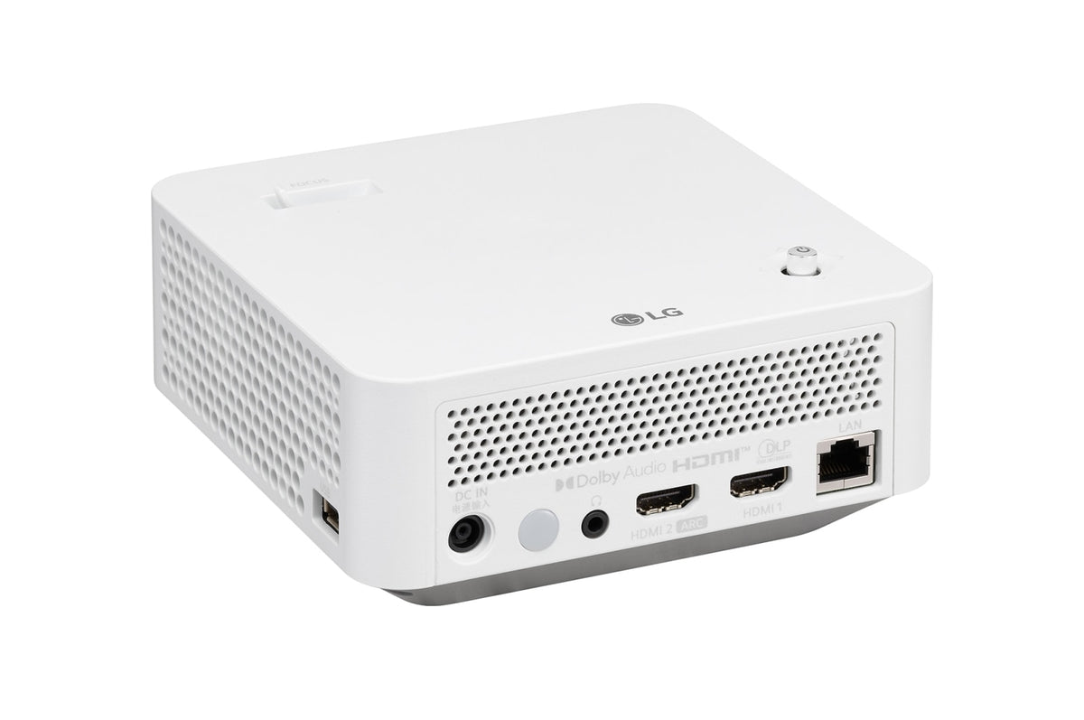 LG PF510Q: CineBeam Smart Portable Projector - rear view