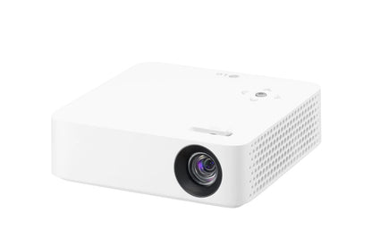 LG PH30N: CineBeam Portable LED Projector with Built-In Battery - angled view (1 of 2)