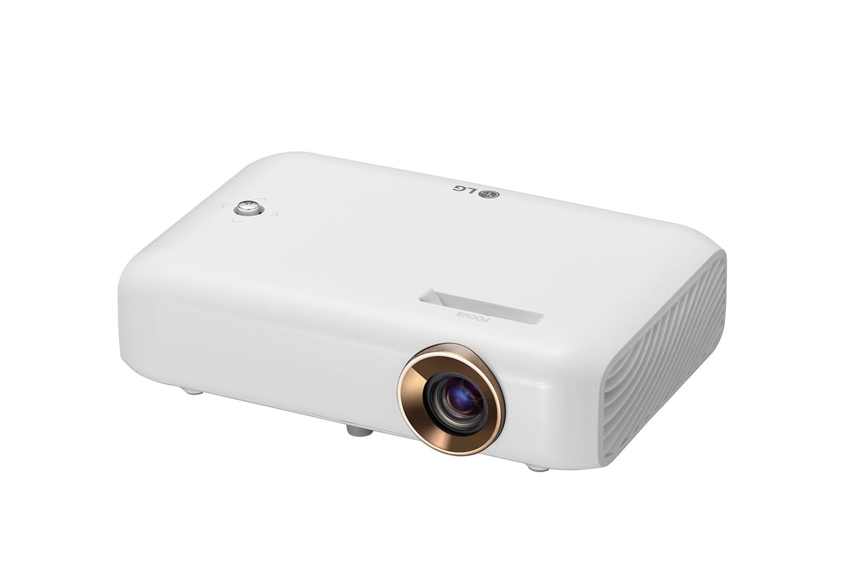 LG PH510PG: Portable LED Projector with Built-In Battery - angled view (2 of 2)