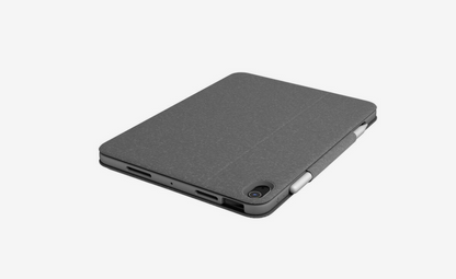 Logitech Combo Touch: iPad Air 4th/5th Gen Keyboard Case with Trackpad in Grey (UK Layout) - rear view