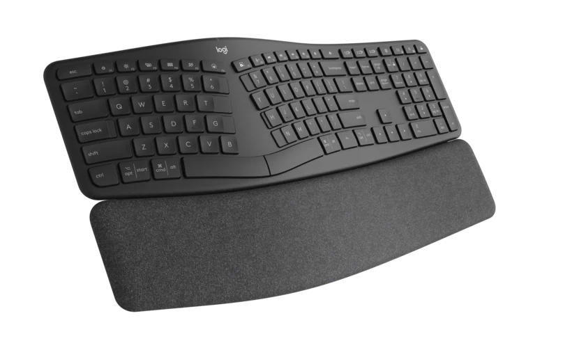 Logitech Ergo K860 for Business: Split Ergonomic Wireless Keyboard - front view