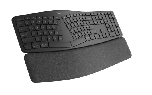 Logitech Ergo K860 for Business: Split Ergonomic Wireless Keyboard - front view