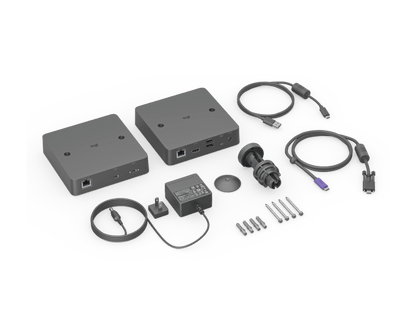 Logitech Extend: Single-Cable BYOD Connection for Meeting Rooms - with accessories
