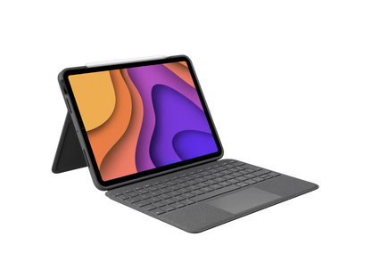 Logitech Folio Touch: Backlit Keyboard Case with Trackpad for iPad Air 4th and 5th Gen - front view
