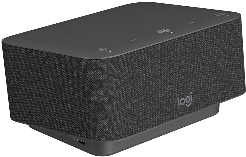 Logitech Logi Dock UC: All-in-One USB-C Docking Station with Speakerphone - front view