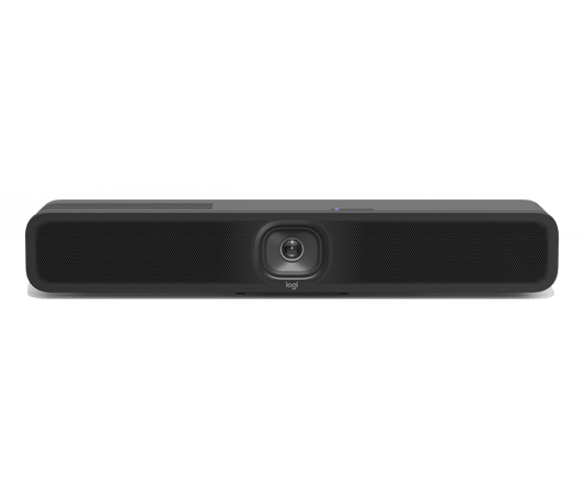 Logitech MeetUp 2: AI-Powered USB Conference Camera for Small Rooms - front view