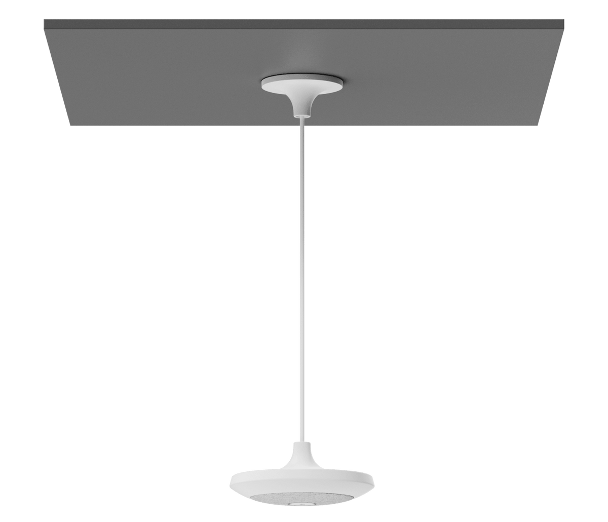 Logitech Mic Pod Pendant Mount: Ceiling Mount for Rally Mic Pods - front view