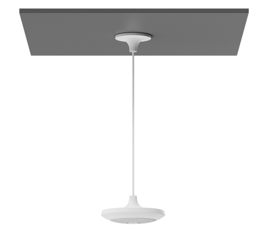 Logitech Mic Pod Pendant Mount: Ceiling Mount for Rally Mic Pods - front view