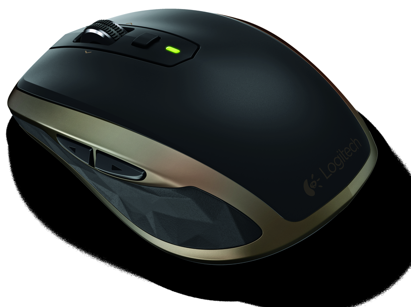 Logitech MX Anywhere 2: Wireless Mobile Mouse with Darkfield Sensor for Any Surface - front view