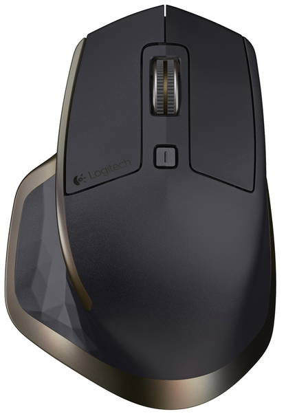 Logitech MX Master Wireless Mouse: Darkfield Sensor with 40 Day Battery Life - front view