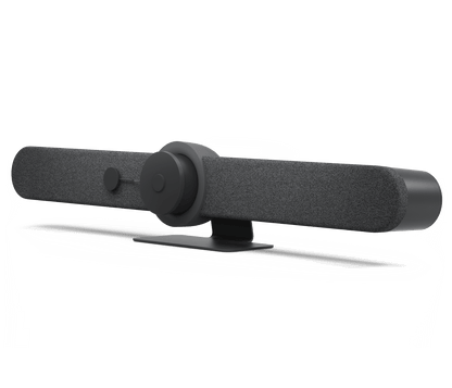 Logitech Rally Bar: All in One Video Conferencing System for Midsize and Large Rooms - angled view