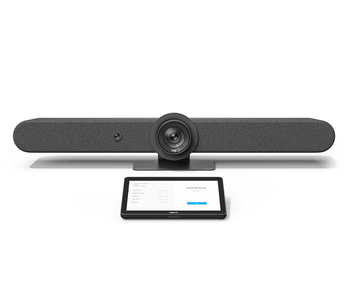Logitech Rally Bar: All in One Video Conferencing System for Midsize and Large Rooms - with accessories (1 of 2)