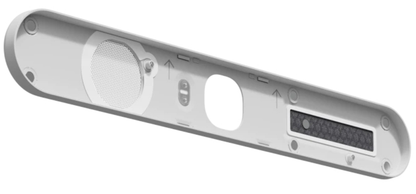 Logitech Rally Bar Huddle Cleanable Cover: Off-White Easy Clean Cover - rear view