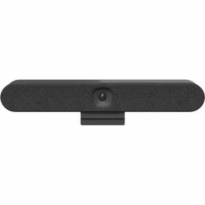 Logitech Rally Bar Huddle plus Tap IP Bundle: All in One Video Conferencing System - angled view