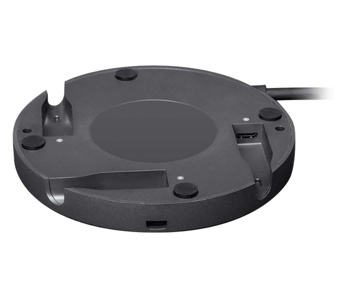 Logitech Rally Mic Pod Hub: Microphone Interface Adapter for Rally Systems - front view