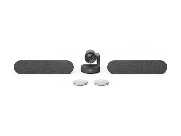 Logitech Rally Plus: Premium Video Conferencing System for Large Rooms - front view