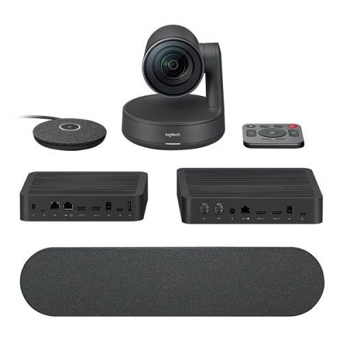 Logitech Rally System: Complete Video Conferencing Kit for Medium and Large Rooms - front view