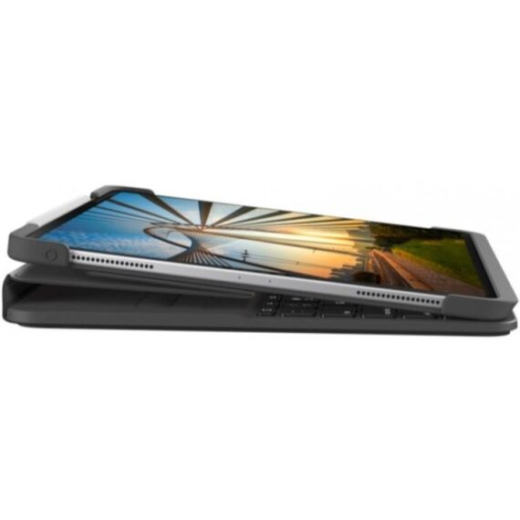 Logitech Slim Folio Pro: Backlit Keyboard Case for iPad Pro 11 Inch - side profile view