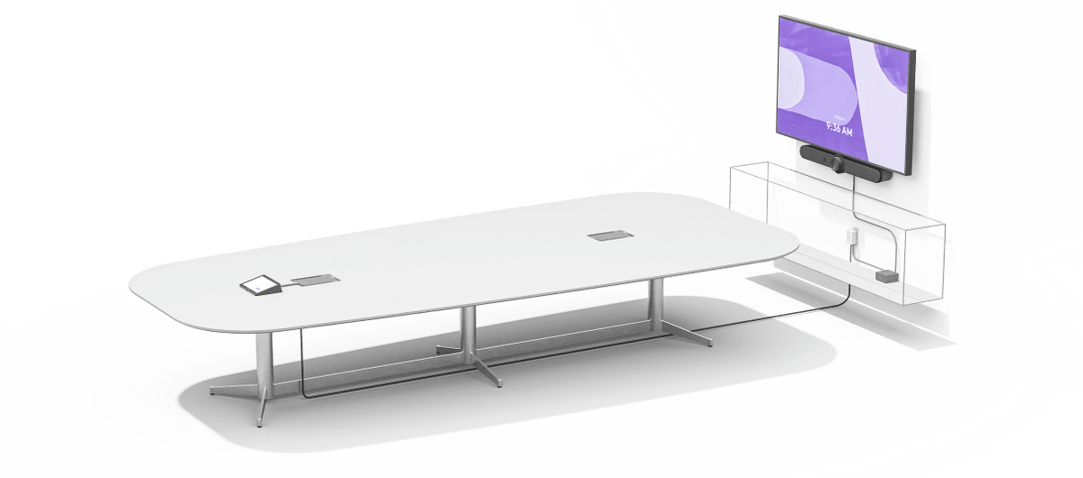 Logitech Tap: USB-Connected Meeting Room Touch Controller - diagram view